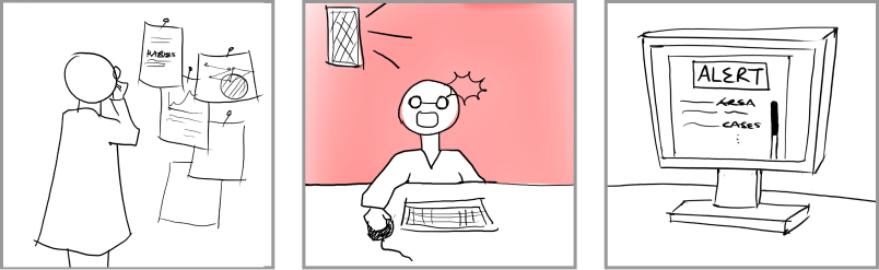 Alarm storyboard